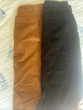 Women’s Corduroy Pencil Skirt in Black and Brown